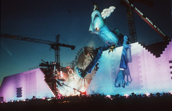 Roger Waters en el muro de Berlín