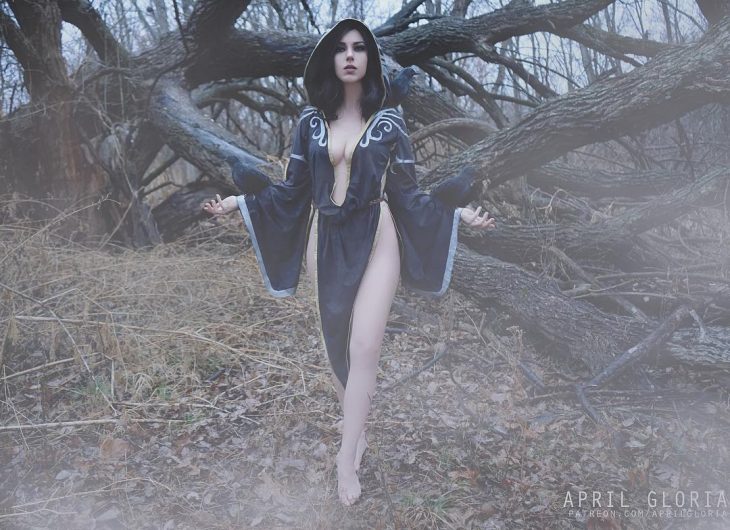 Cosplay en el bosque