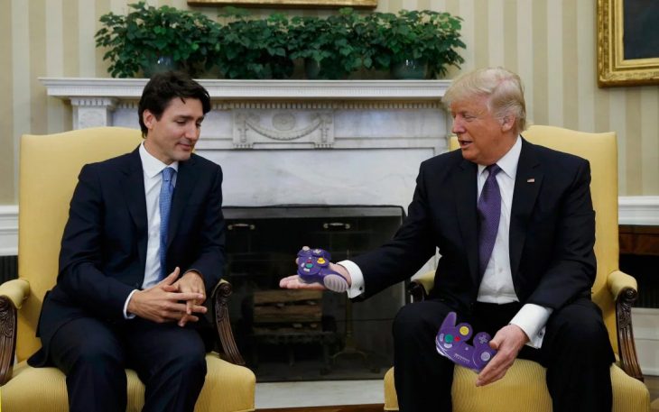 Trudeau y Trump en Batalla de Photoshop