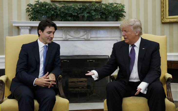 Trudeau y Trump en Batalla de Photoshop