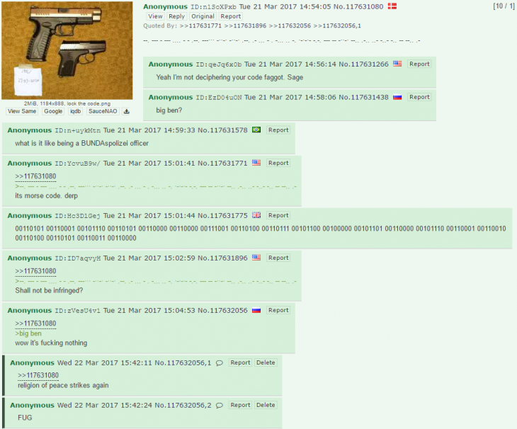 4chan post atentado Londres