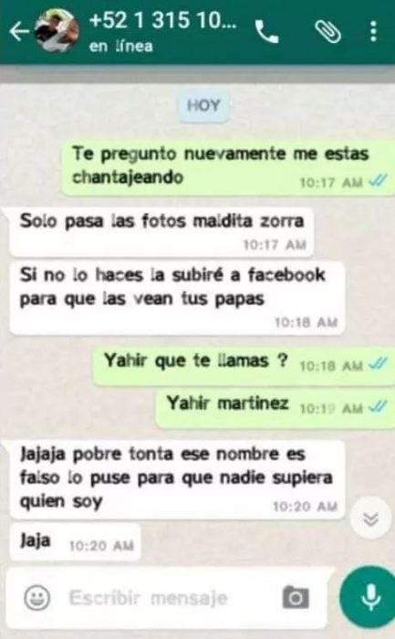 mensajes niño rata