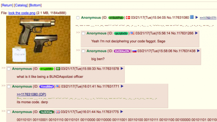 4chan post atentado Londres