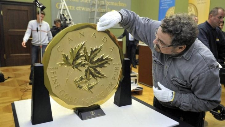 La moneda de oro más grande del mundo