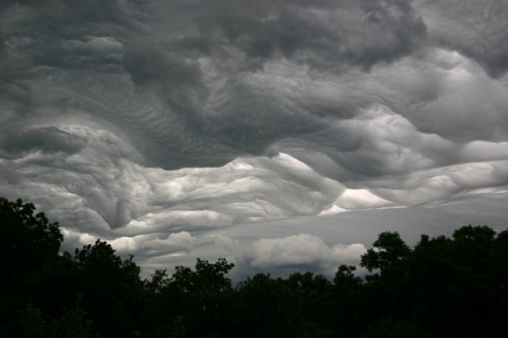 Nubes ondulantes