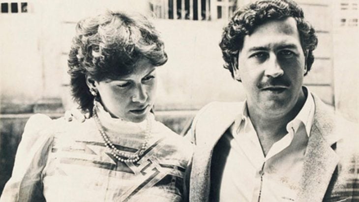 Pablo Escobar y su mujer