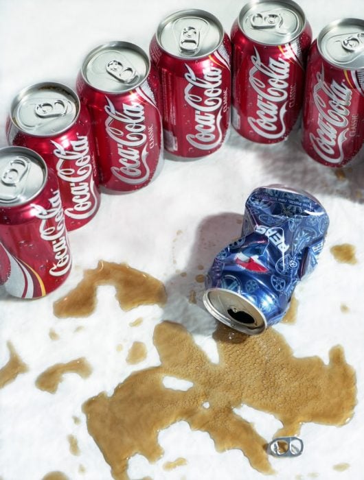 Pepsi derrotada por Coca Colas