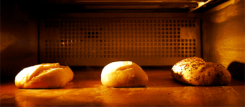 Pan en el horno 