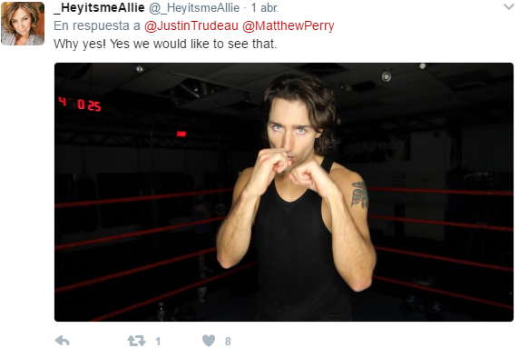 Trudeau quiere la revancha con Matthew Perry