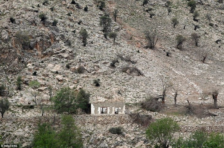 Zona de destrucción de la Madre de todas las bombas 