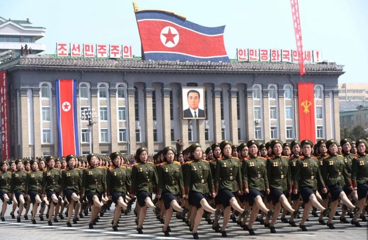 Desfile militar en Corea del Norte