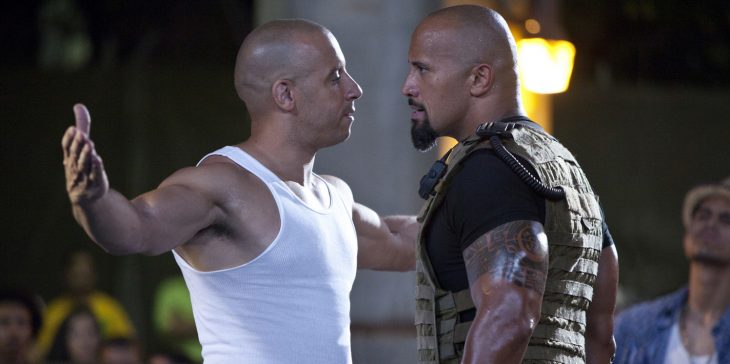 Vin Diesel y La Roca