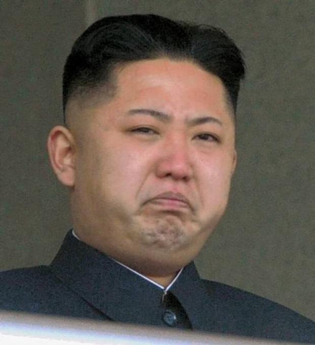 Kim Jong-un triste