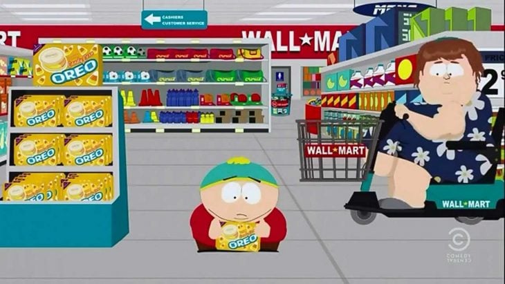 Cartman personas gordas super mercado