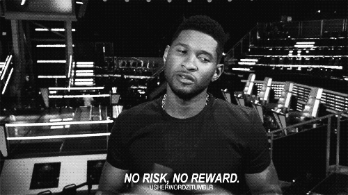 gif no risk no reward