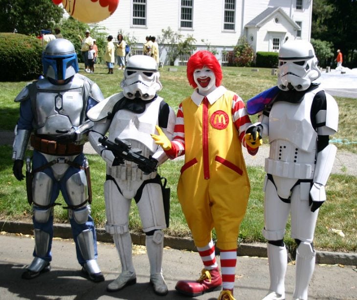 Donald McDonald's y troopers Star Wars