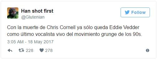 Twitter Chris Cornell Eddie Vedder