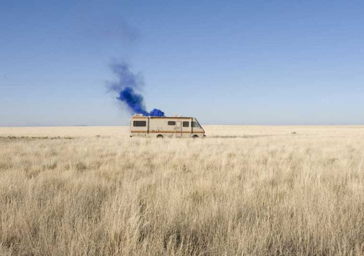 breaking bad camper humo azul