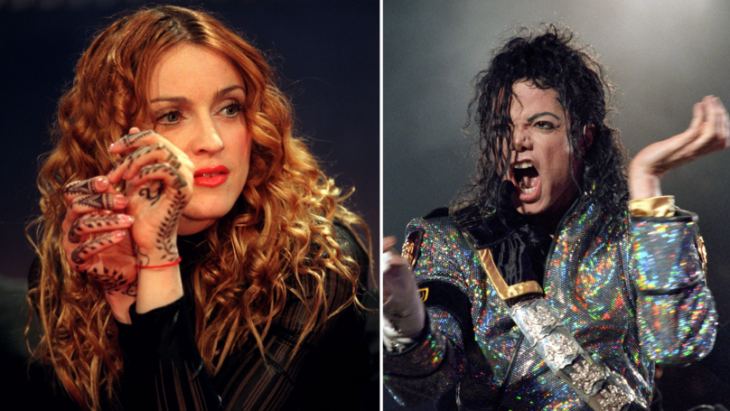 madona y michael jackson