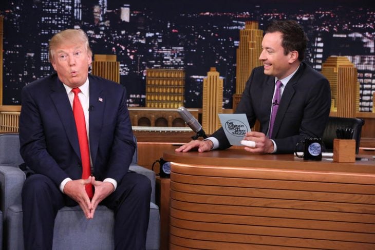 Jimmy Fallon y donald trump 