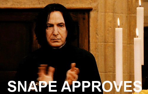 gif snape approves