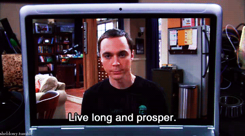 Sheldon Cooper en la cámara