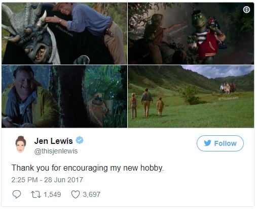 Jen Lewis Dinosaurios y Jurassic Park