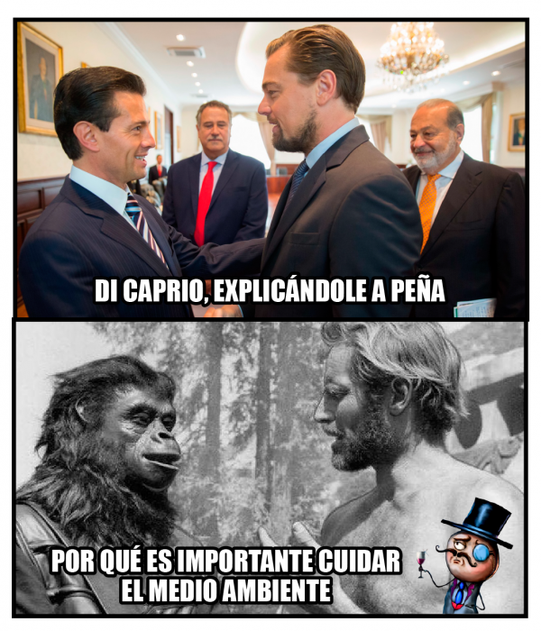 Memes Peña Nieto y DiCaprio