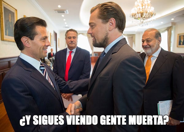 Memes Peña Nieto y DiCaprio 4