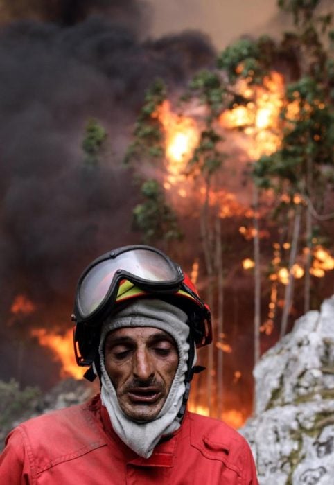 Incendio en Portugal