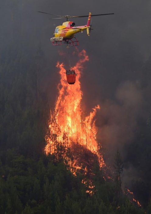 Incendio en Portugal