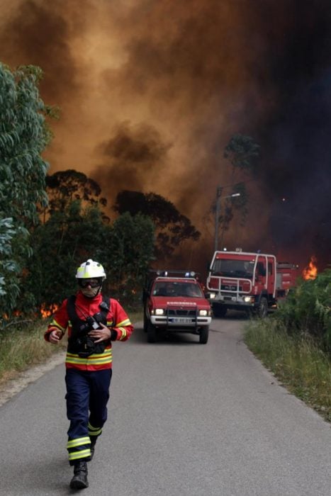 Incendio en Portugal