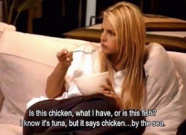 Jessica Simpson chicken of the sea