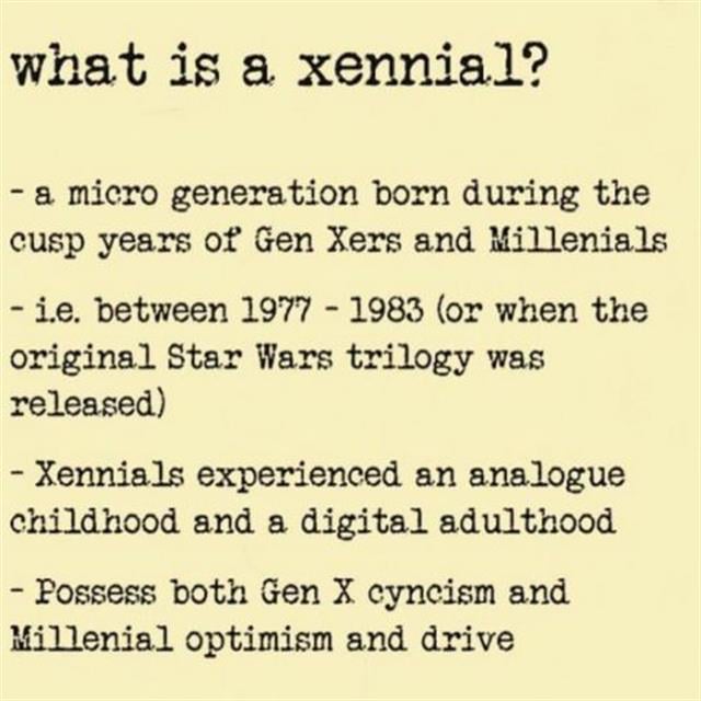 Xennial definition