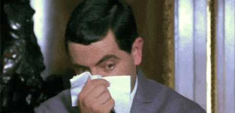 Mr. Bean sacude su nariz 