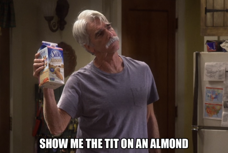 Show me the tit on an almodn the ranch