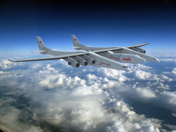 Stratolaunch el avión más grande del mundo