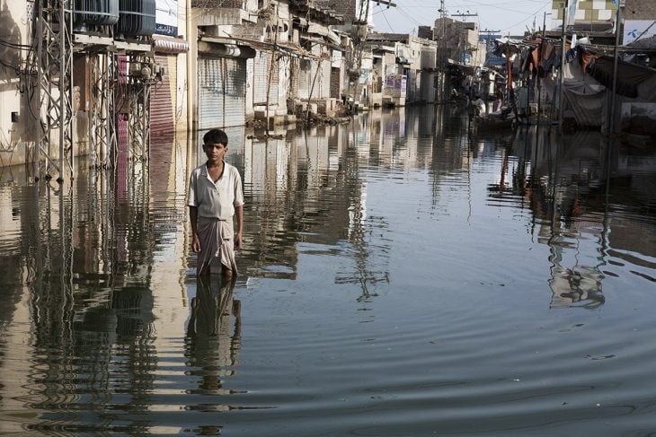 Inundación por cambio climático