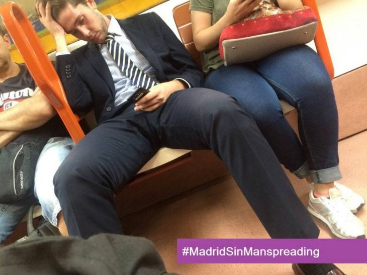 madrid sin manspreading campaña