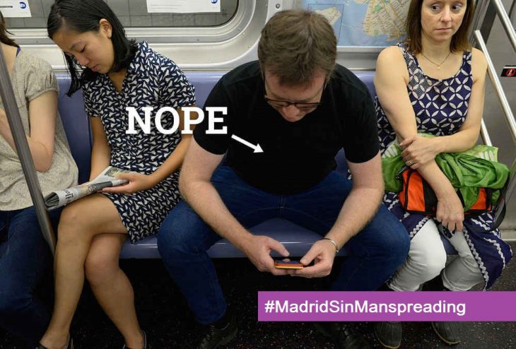 madrid sin manspreading campaña 3