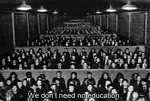 gif pink floyd we dont need no education