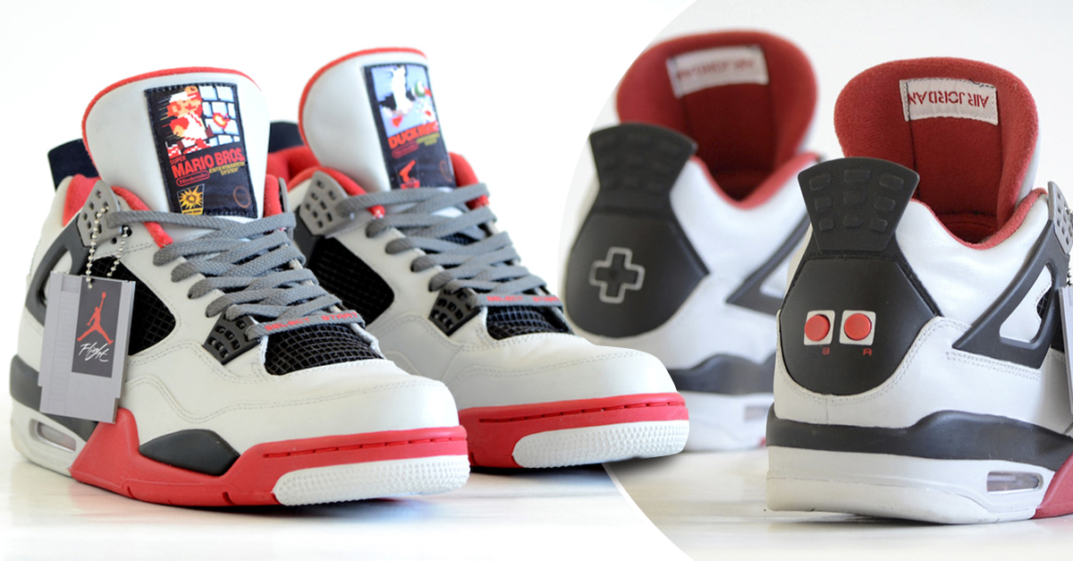 jordan retro 4 nintendo