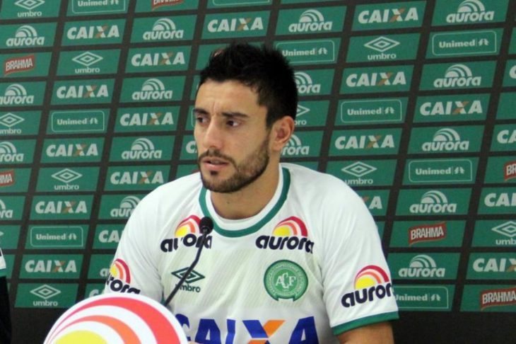 Alan Rushel, sobreviviente del Chapecoense