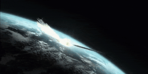 Impacto de asteroide sobre la Tierra