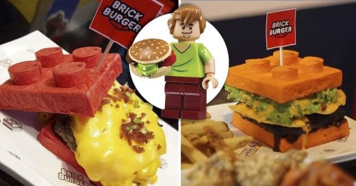 brick legos burger