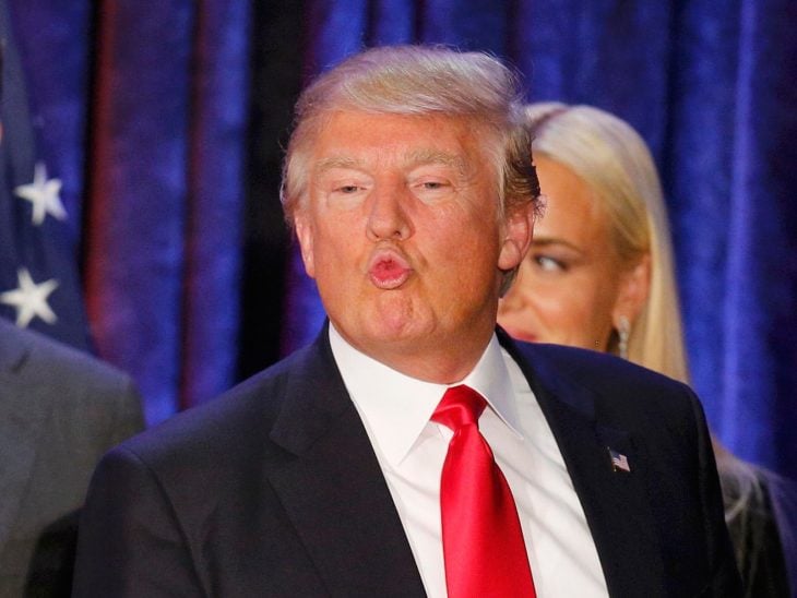 trump beso