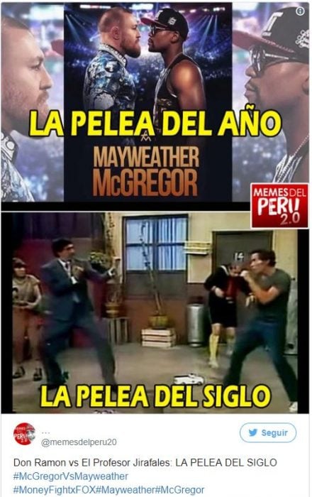 Mayweather vs McGregor