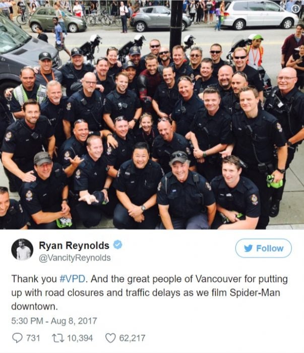 ryan reinolds se burla de spiderman twitter deadpool