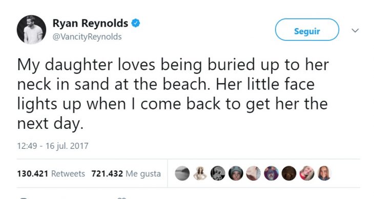 twitter ryan Reynolds papá