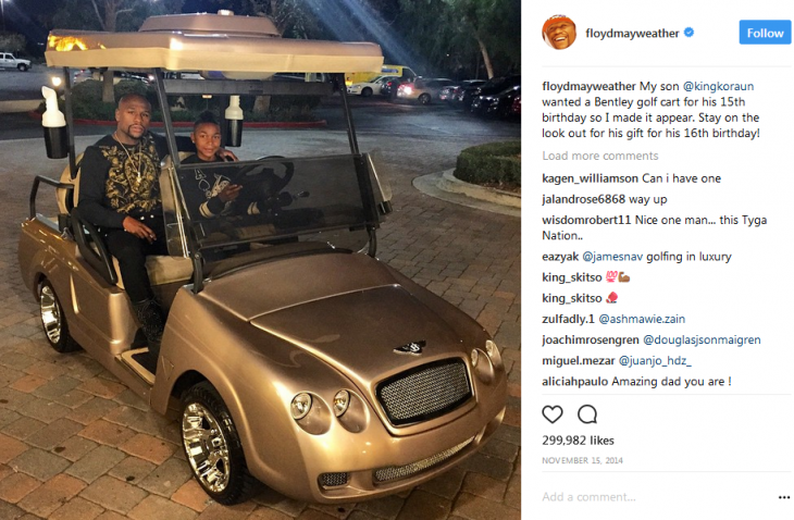 Bentley Golf Cart